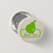 Badge nominatif de poire de PaperFruit (Devant & derrière)