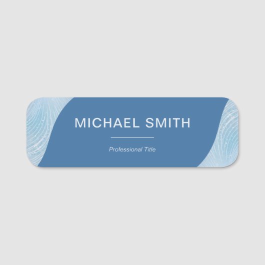 Badge nominatif d'employé de marque (Devant)