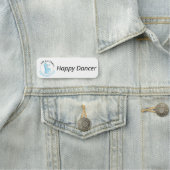 Badge nominatif personnalisable "La vie est une da (En situation)