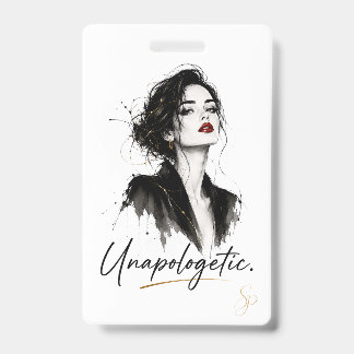 Badge nominatif personnalisé | Sans excuses.  
