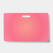 Badge nominatif rose élégant (Arrière)