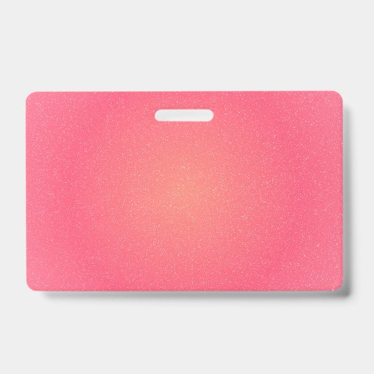 Badge nominatif rose élégant (Avant)