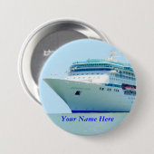 Badge nominatif splendide de bateau de croisière (Devant & derrière)