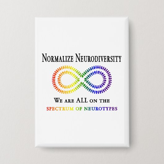 Badge Normaliser la Neurodiversité (Recto)