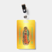 Badge Notre-Dame de Guadalupe (Avant avec clip)