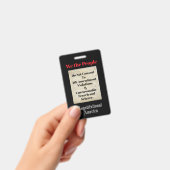 Badge Nous le Peuple 4e Amendement (Manuel / portable)