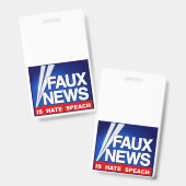 Badge Nouvelles Fausse (Avant & arrière)