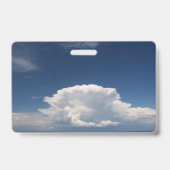 Badge Nuage de Puffy blanc (Dos)