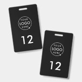 Badge Numéro de chambre | Étiquette de clé de l'entrepri (Avant & arrière)