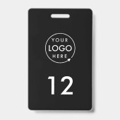 Badge Numéro de chambre | Étiquette de clé de l'entrepri (Avant)