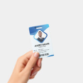 Badge Numéro de photo de l'employé Insigne de sécurité d (À main)