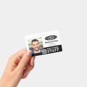 Badge Numéro de photo du personnel commercial Code QR No (Manuel / portable)