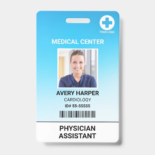 Badge Numéro de sécurité de l'infirmière infirmière infi (Face)