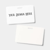 Badge Numéro d'événement personnalisé (Avant & arrière)