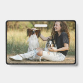 Badge Numéro d'identification de chien personnalisable m (Arrière)