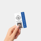 Badge Numéro d'identification de l'employé de la sécurit (Manuel / portable)