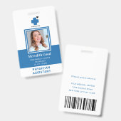 Badge Numéro d'identification de sécurité de l'adjoint a (Avant & arrière)