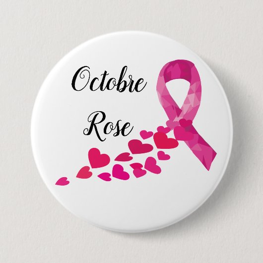 Badge - Octobre Rose (Devant)