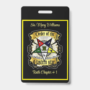Badge OES à deux côtés