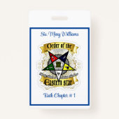 Badge OES à deux côtés (Dos)