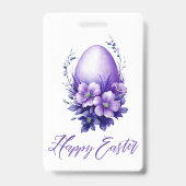 Badge Œuf de Pâques Charmant (Arrière)