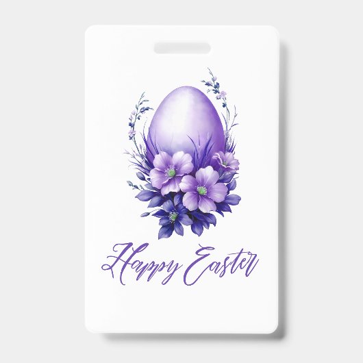 Badge Oeuf de Pâques de charme (Avant)