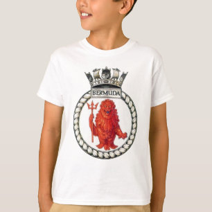 Badge of HMS Bermuda T-shirt