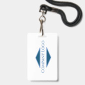Badge Office personnalisé (Face avec cordon)
