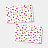 Badge Oiseaux colorés mignons (Avant & arrière)