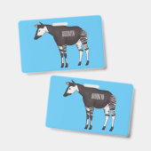 Badge Okapi (Avant & arrière)