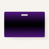 Badge Ombre pourpre et noir souriant bonjour derrière le (Dos)