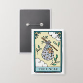 Badge oncle Baby shower Tarot (Recto/Verso)