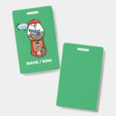 Badge ONIVA ! Gomme Balloune (Recto et verso)