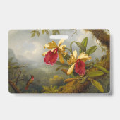 Badge Orchidées et colibri Heade (Arrière)