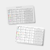 Badge Ordre de prélèvement de laboratoire - Infirmière d (Recto et verso)