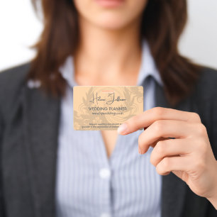 Badge Organisatrice de mariage avec un logo à motif de p