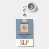 Badge Orthophoniste (Avant avec rétractable)