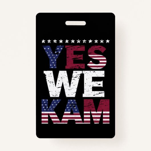 Badge Oui, Kam Dit Citation (Devant)