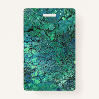 Badge Ours noirs Bleu et vert