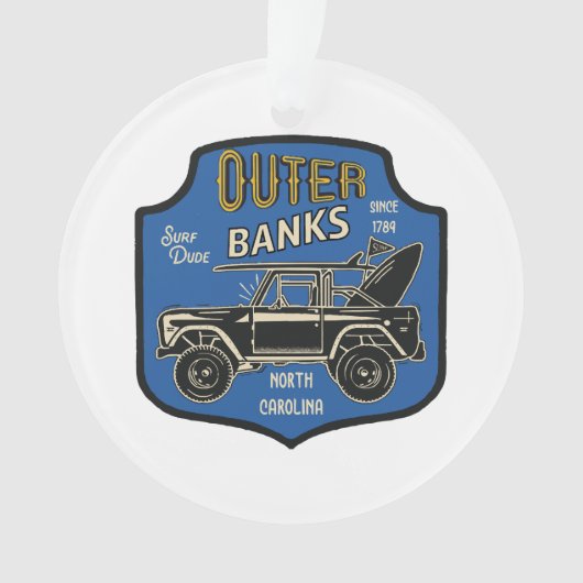 Badge Outer Banks NC (devant)