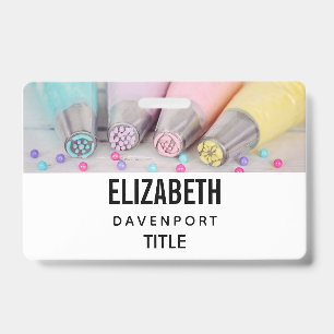 Badge Outils de décoration de gâteau de couleur pastel P