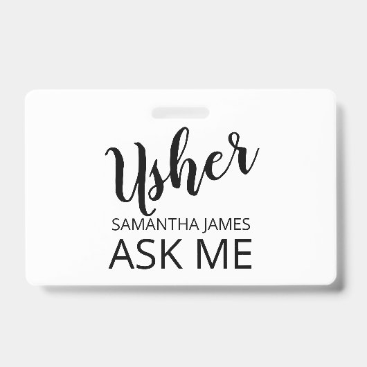 Badge Ouvreuse Demande Mon Nom (Avant)