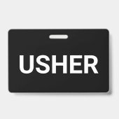 Badge Ouvreuse Noir (Arrière)