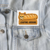 Badge Pain de chat drôle à traîner (Insitu)