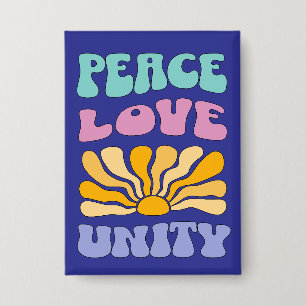 Badge Paix Amour Unité
