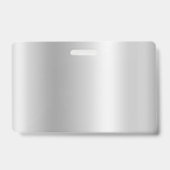 Badge Pale Pink Glitter Drips Silver Shimmer (Dos)