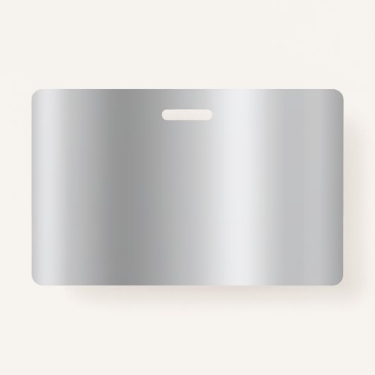 Badge Pale Pink Glitter Drips Silver Shimmer (Dos)