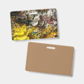 Badge Palette de l'artiste #1 (Avant & arrière)