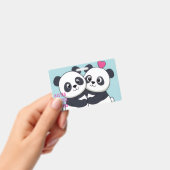 Badge Panda Hug Budget Notebook – Cute Planner for Savin (À main)