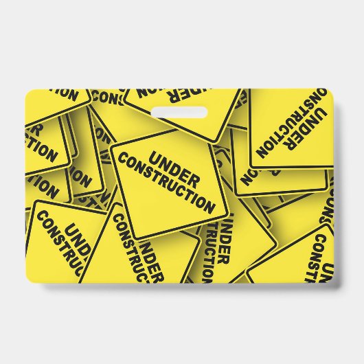 Badge Panneaux de chantier (Avant)